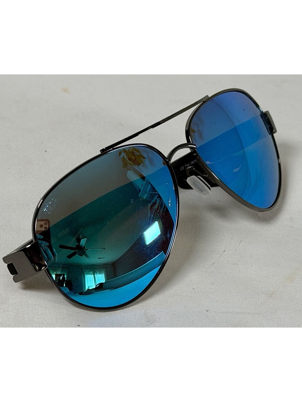Costa Del Mar Aviator Style Blue Mirror Polarized Sunglasses